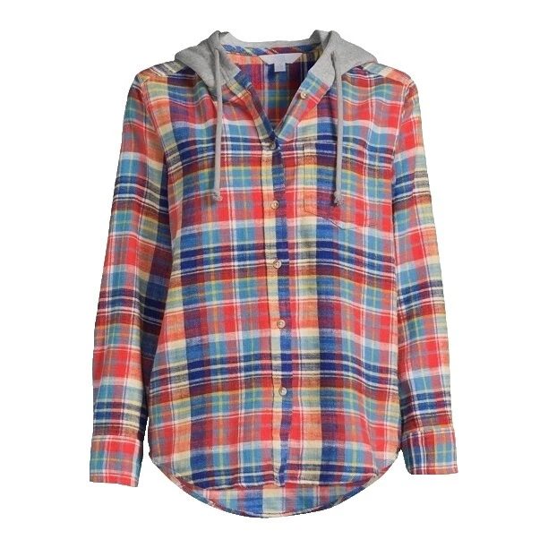 Regular Size XL Plaid Tops for Women