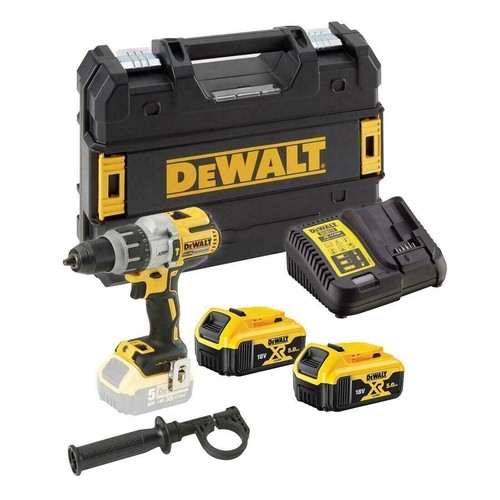 Dewalt DCD996P2 18V XR 3Speed Brushless Hammer Combi Drill with 2 x 5