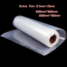 Clear Silicone Rubber Sealing Sheet Extra Thin Waterproof Gasket 0.1-1.5mm