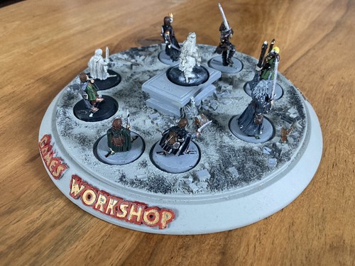 Warhammer LOTR Lord of the Rings Balin’s Tomb Display Stand x9 Metal Figures OOP - 第 5/9 張圖片