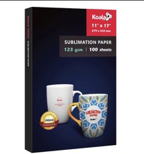 Koala Sublimation Transfer Paper 11x17 100 Sheets 123g for Inkjet Epson Printers