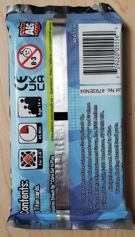 SMASH UP - TITANS FACTION PROMO PACK - AEG NEW/FREE USA SHIPPING/SHIPS INT'L - Image 2 of 2