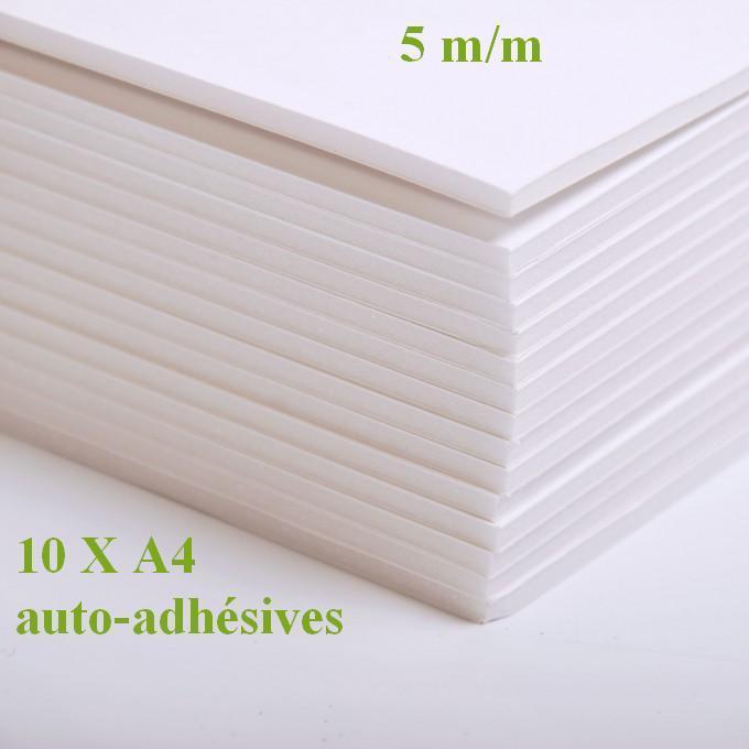 Plaque de mousse Kapa Fix 5 mm pour loisirs créatifs et scrapbooking A4