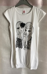 tee shirt long fille