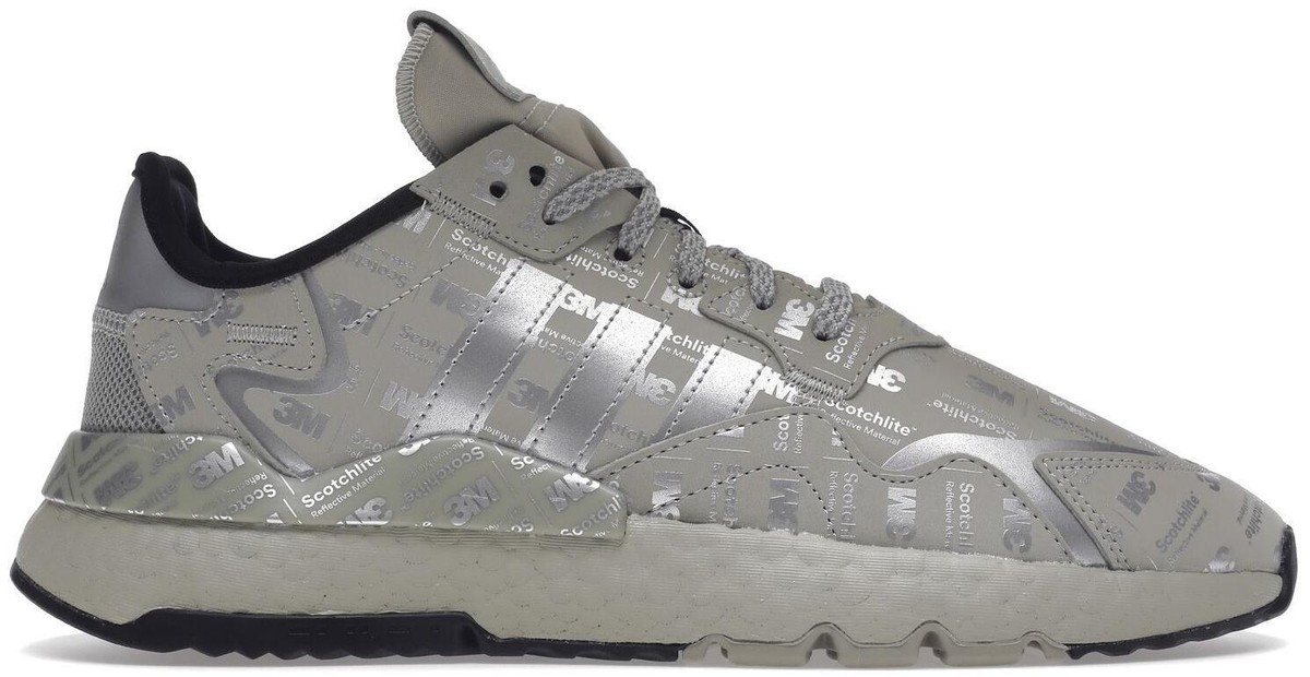 adidas 3M x Nite Jogger 3M Logo Print - Metal Grey for Sale | Authenticity  Guaranteed | eBay