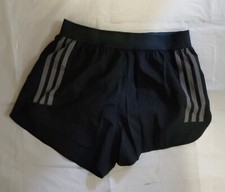 adidas adizero split shorts track  field running marathon Small Black S09920