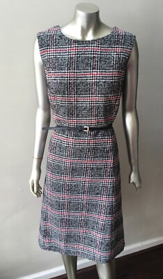 Talbots Vintage A Line Wool Plaid 