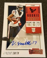 VYNCINT SMITH RC 2018 CONTENDERS ROOKIE TICKET AUTOGRAPH #331 RC AUTO*TEXANS*