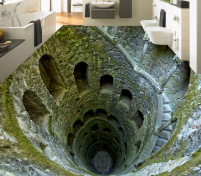 3D Arch Door Deep Hole 78 Floor WallPaper Murals Wall Print Decal AJ WALLPAPER