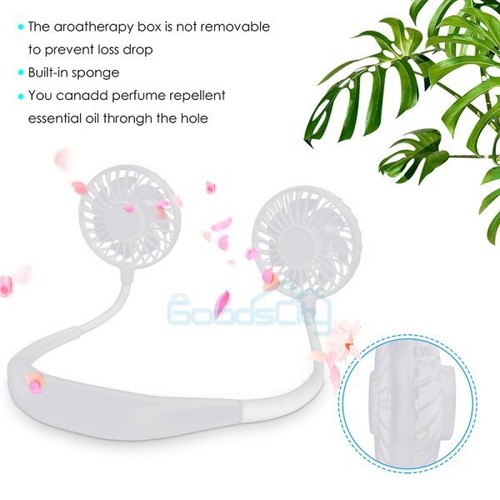 Ventilador Abanico Personal Portatil Para El Cuello Bateria Recargable 12 Horas - Picture 24 of 47
