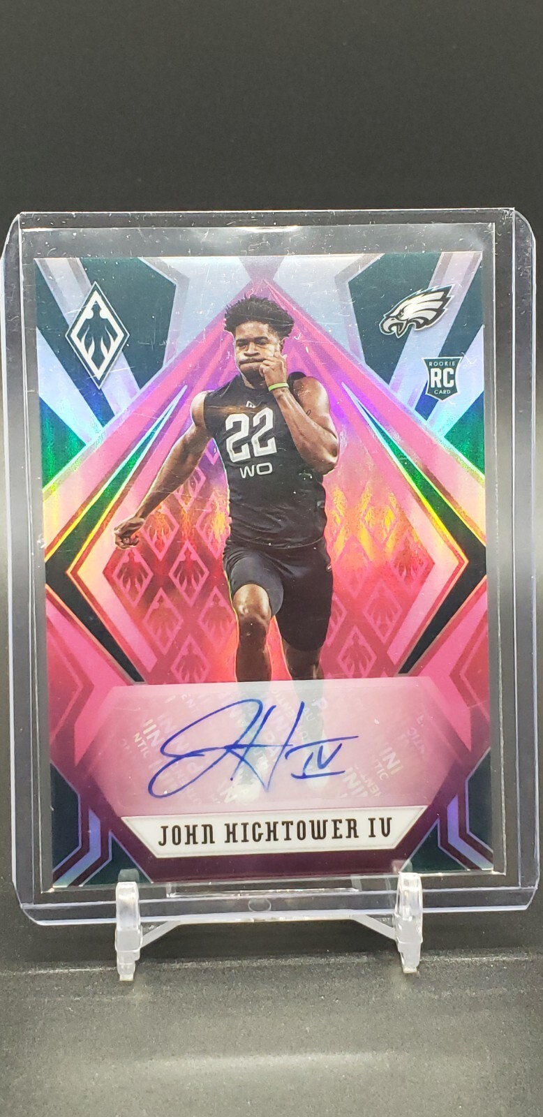 John Hightower Panini Phoenix #176 Autograph-Blue