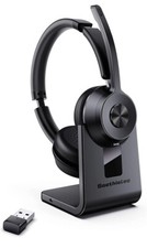 Bluetooth Headset V5.1, Wireless Headset with Noise Canceling Microphone, 40hour