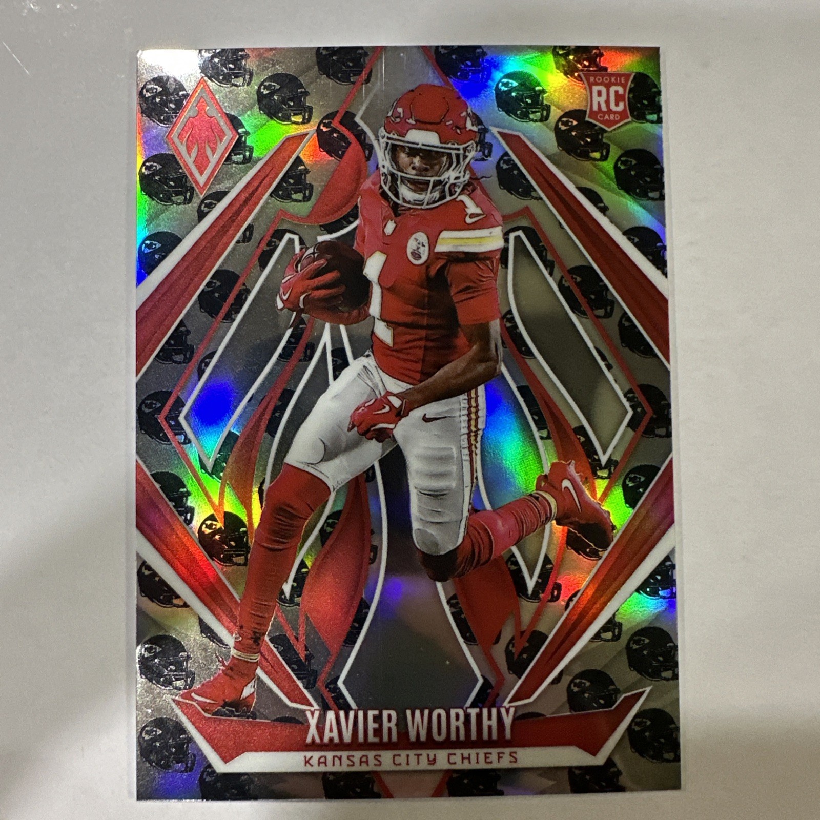 2024 Panini Phoenix Xavier Worthy #250 Team Helmet /399