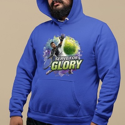 Serve For Glory Tennis Team Hoodie School Tennis Club Sports Player Gift