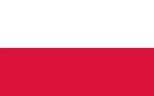 Poland Flag Self Adhesive Vinyl Sticker