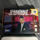 Jeopardy! (Nintendo 64, 1998) Box Manual Complete CIB N64