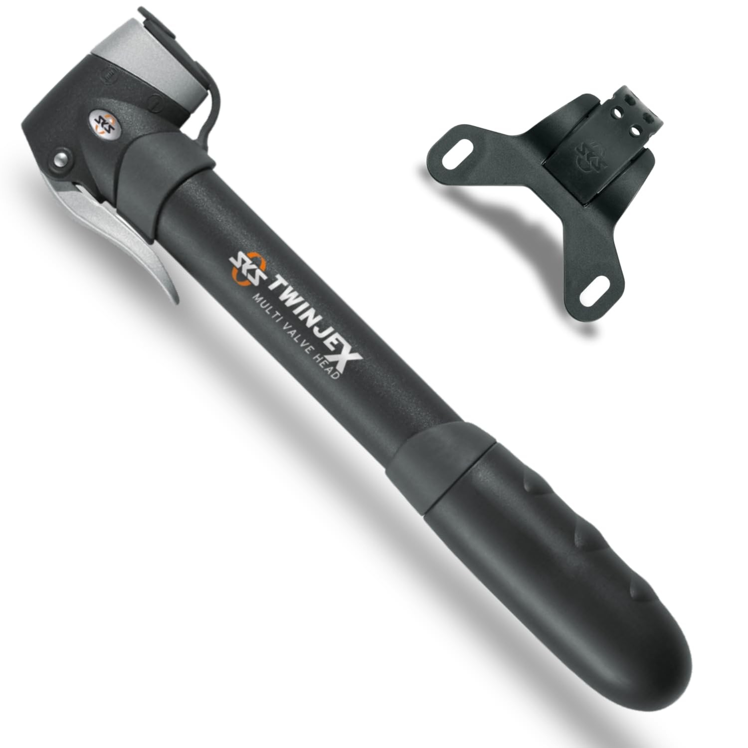 Minipompe TWINJEX pour gonfler les pneus de vélo de ville et VTT