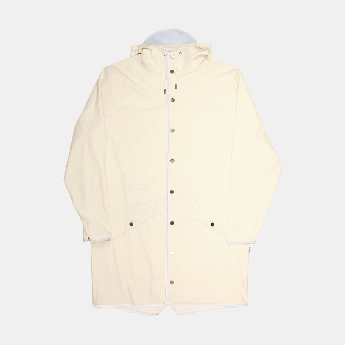 Rains Long Jacket Reflective / Size L / Long / Mens / Ivory / Polyester