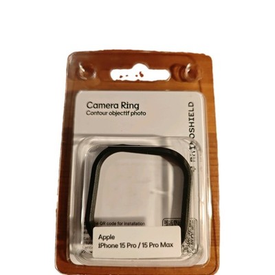 Rhinoshield Camera Ring für iPhone 15 Pro /15 Pro Max, Schwarz