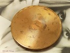 Joan-inscribed distressed vogue vanities-Vintage Powder Compact-Make Up-Mirror