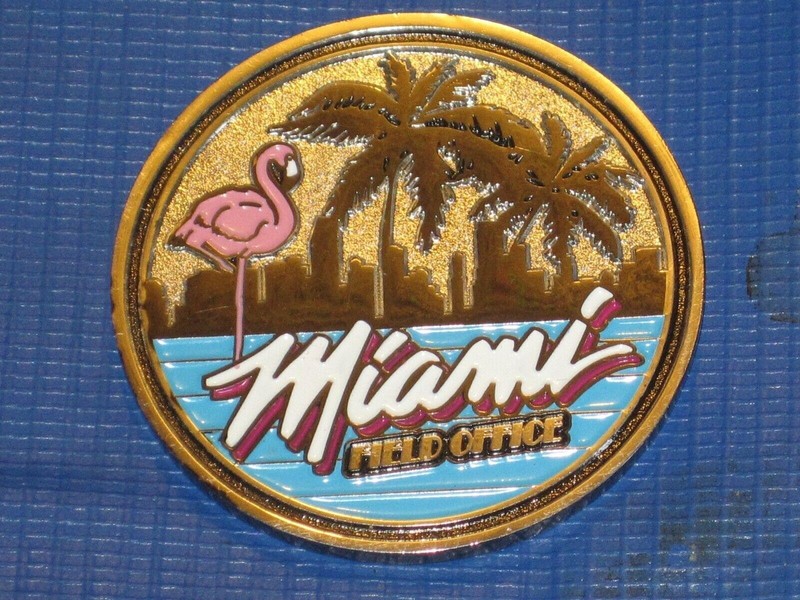 U.S. SECRET SERVICE MIAMI FIELD OFFICE CHALLENGE COIN