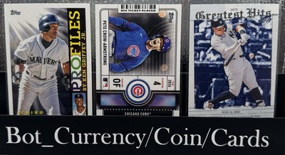 Run#5 Topps MLB Trading Card Lot 6 Cards 2026 Various Players Teams Topps 75