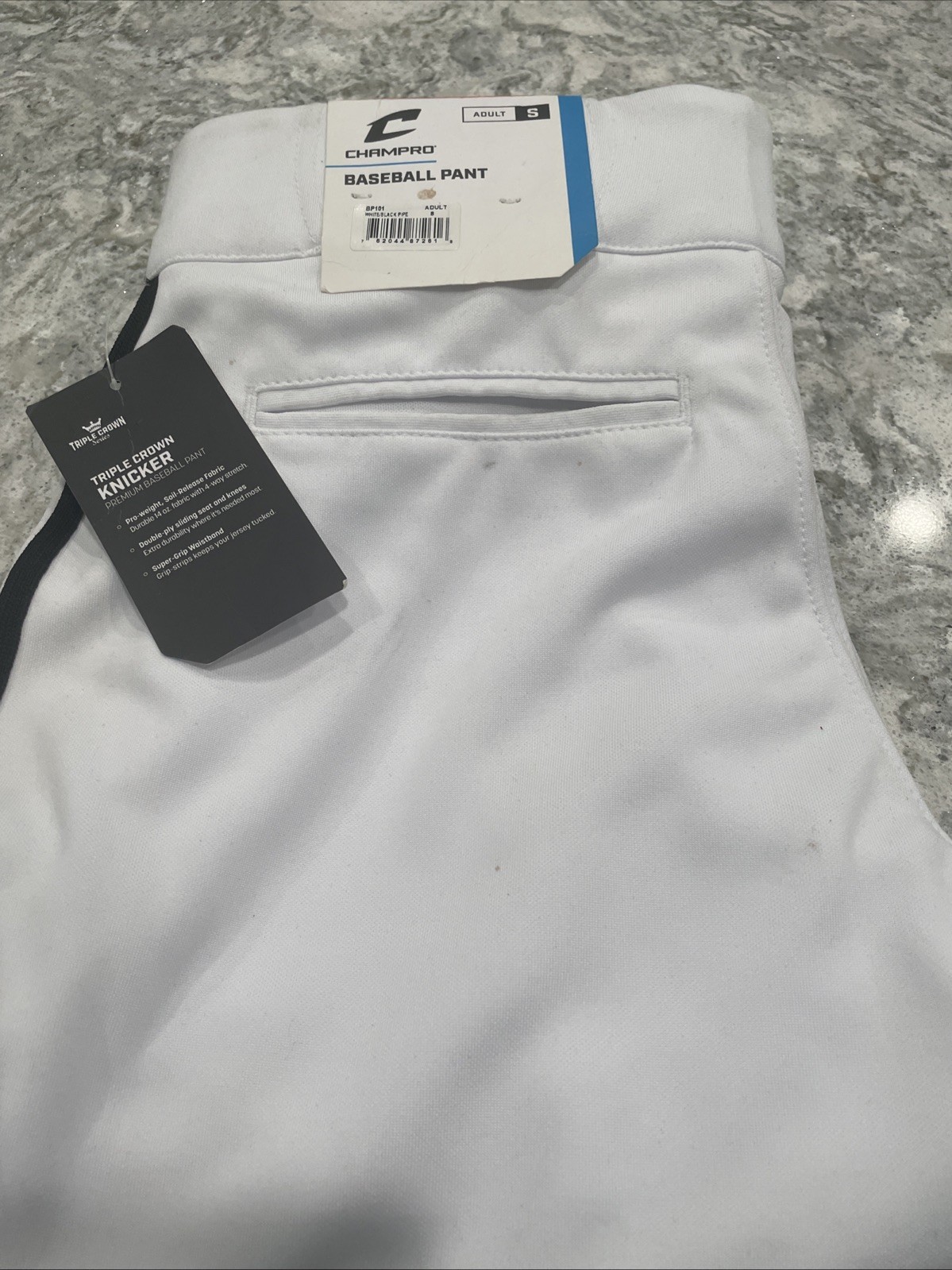 Champro Adult S Baseball Softball Short Pants Triple Crown Piped Knickers NWT