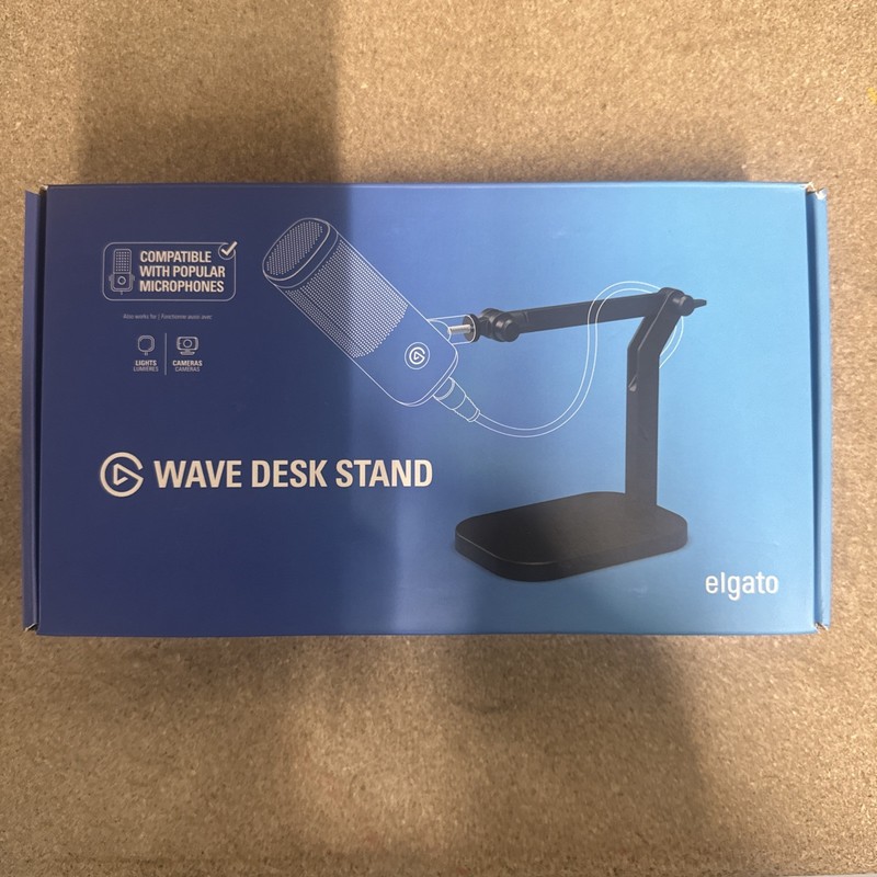Elgato Wave Desk Stand - Adjustable Mounting Arm For Microphones Works Hyperx