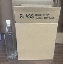 message in a bottle glass party favors with cork