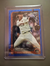 2025 Topps Chrome Hayden Birdsong Blue Refractor RC /150