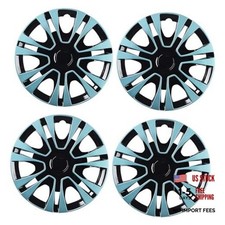 Hubcap Wheel Cover Replacement Kit 15" Hub Caps Wheel Rim 15 inch Light Blue