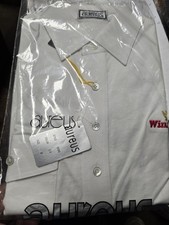 Mens Vintage Winston  White Pullover Polo Siz...