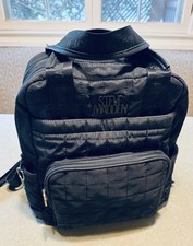 Zaino Steve Madden nylon trapuntato nero multitasche viaggio scuola laptop borsa