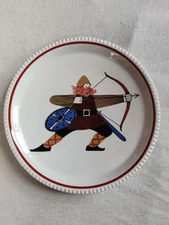 Figgjo Flint The Vikings Wall Plate Norway Rolf Froyland Design 8 5/8" Archery