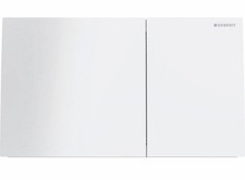 Geberit Sigma 70 Actuator Plate for Dual Flush Glass White