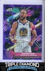 2025-26 Topps Cosmic Chrome Stephen Curry Purple Nebula Refractor #101/150 N483