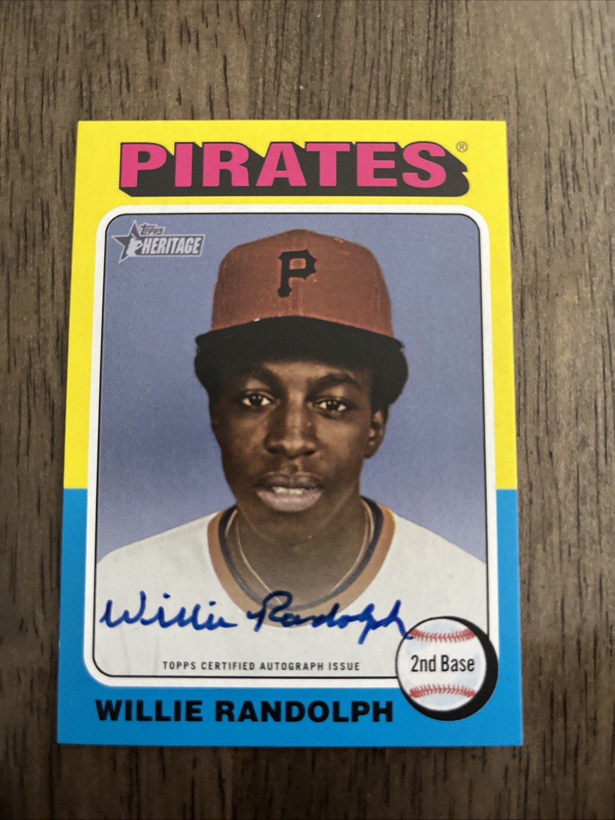 2024 Topps Heritage High Number - Real One Autographs Willie Randolph #ROA-WR...