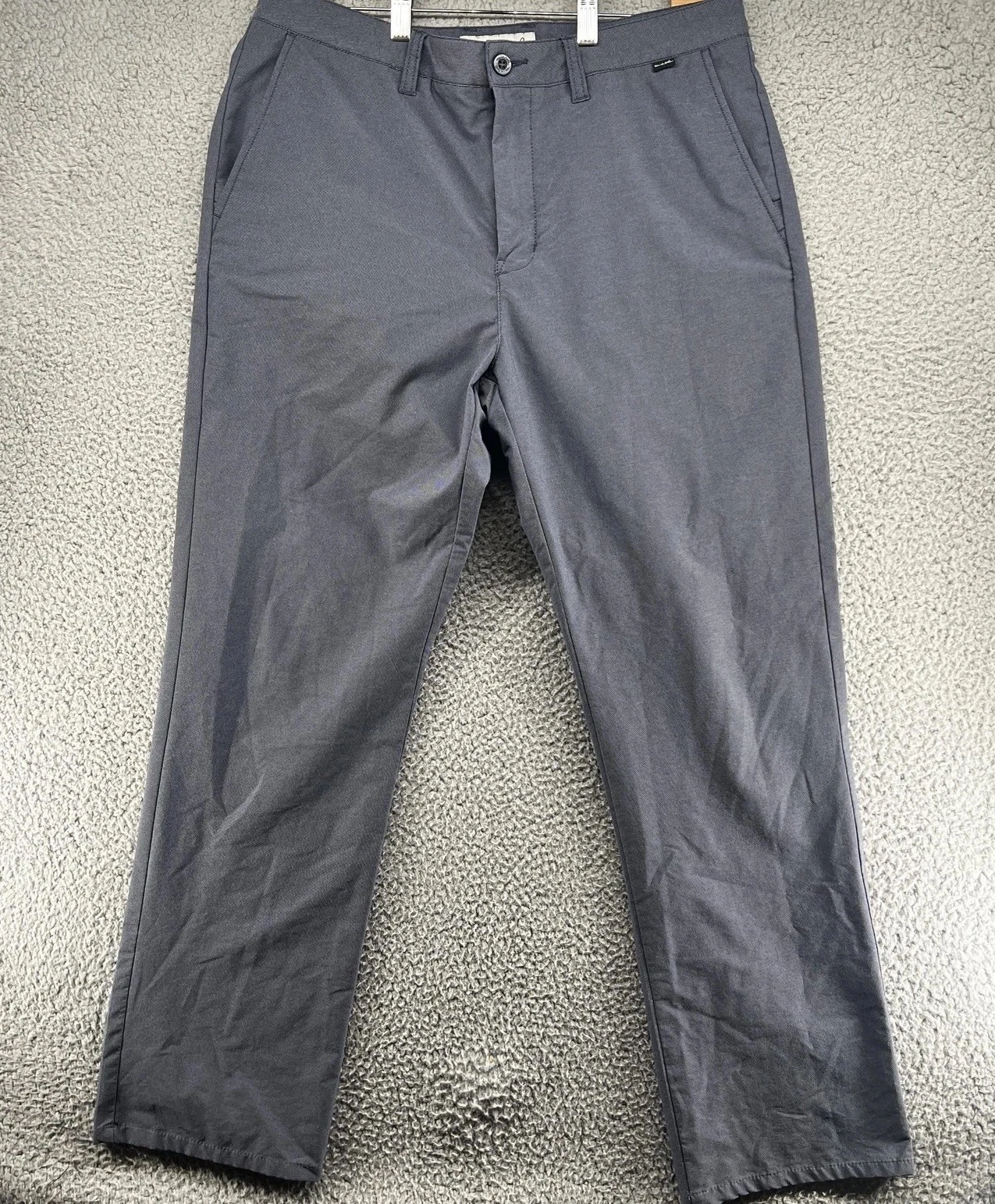 Travis Mathew Pants Mens 34 Gray Golf Stretch Lightweight Nylon Spandex Casual