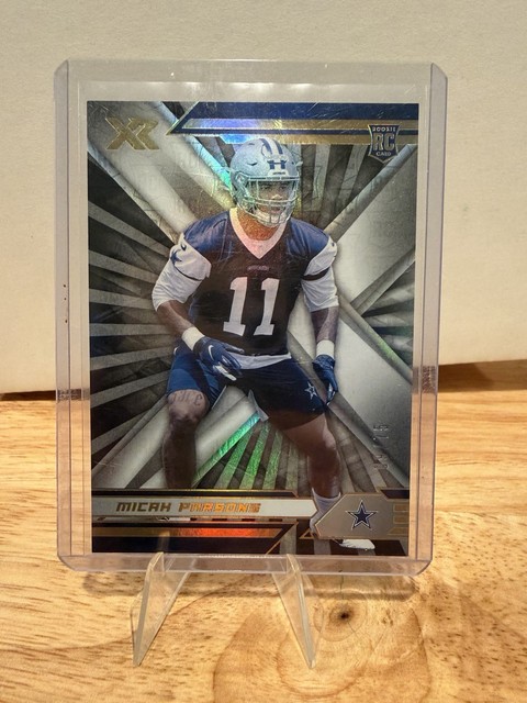 2021 Panini XR #112 Micah Parsons White #/75 Rookie