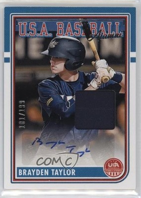 2024 Panini Stars and Stripes 181/199 Brayden Taylor #ASM-BT Auto 0j81
