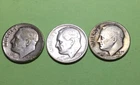 1948 P-D-S Roosevelt Head Dimes 90% Silver, VF+  (GL-19)