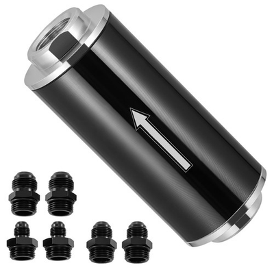 #ad #ad Inline Fuel Filter 100 Micron AN6 AN8 AN10 Universal Fits 87 95 BMW 325is 2.5L $22.79