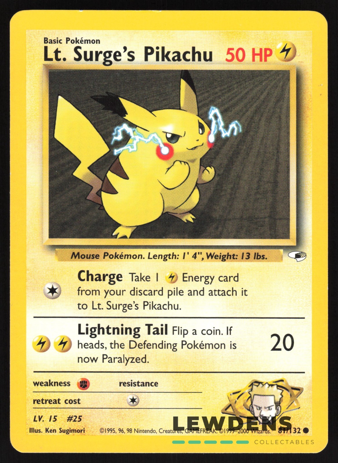 Lt. Surge's Pikachu
