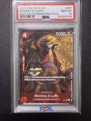 [PSA 10]2023 ONE PIECE モンキー・D・ルフィ 2023 One Piece Gift Collection 2023 001 Monkey D. Luffy PSA 10