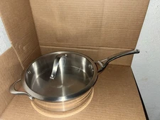 Calphalon Cookware 3Qt Stainless Steel sauté pan #5003 tri-ply with LID