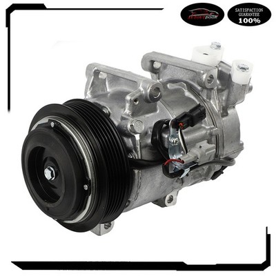 AC A/C Compressor w/ 6-Groove Pulley & 6SBH14C Style for Nissan Rogue 2013--2020