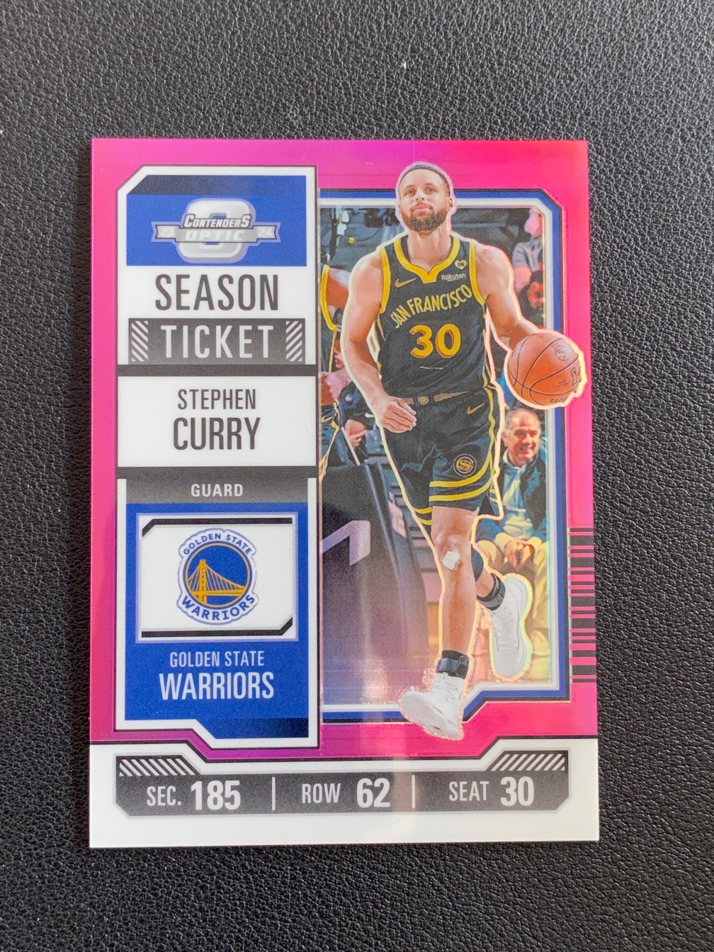 Stephen Curry 2023-24 Panini Contenders Optic Pink /75 #37