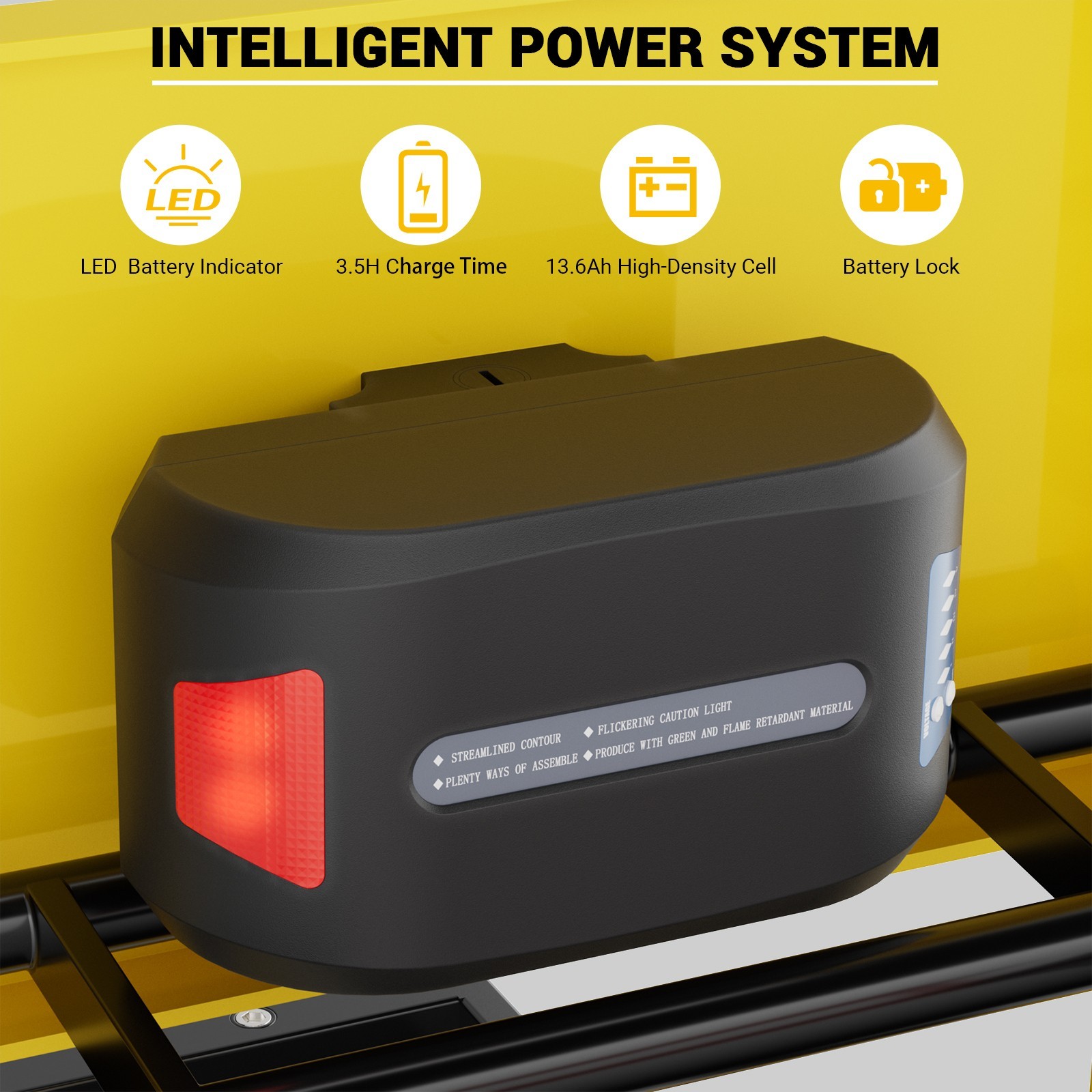 Electric Stair Climbing Hand Trucks Dolly Cart for Moving 900lb Max Capacity US