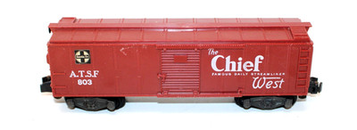American Flyer S 803 ATSF Chief Box Car 1956-7 Exc