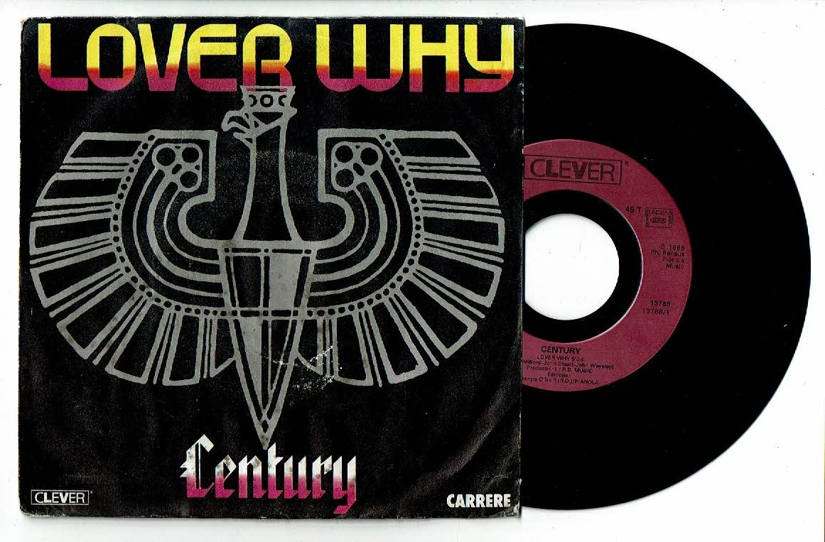 Century Disk 45 RPM 7 "" Sp Lover Why - Rainin' IN the Park -carrere 13788 Vgc =